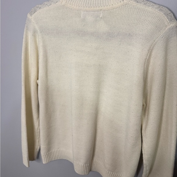 Vintage Cream Knit Sweater - Picture 4 of 4